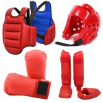 Elite Strike Red Martial Arts Protective Gear Set