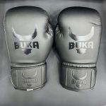 BUKA Pro Grey Boxing Gloves