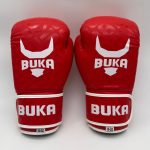 BUKA Pro Red Leather Training Gloves
