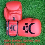 BUKA Red Boxing Gloves (Mat PU)