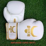 BUKA White Boxing Gloves