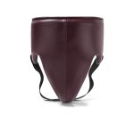 Premium Leather Groin Guard - Brown
